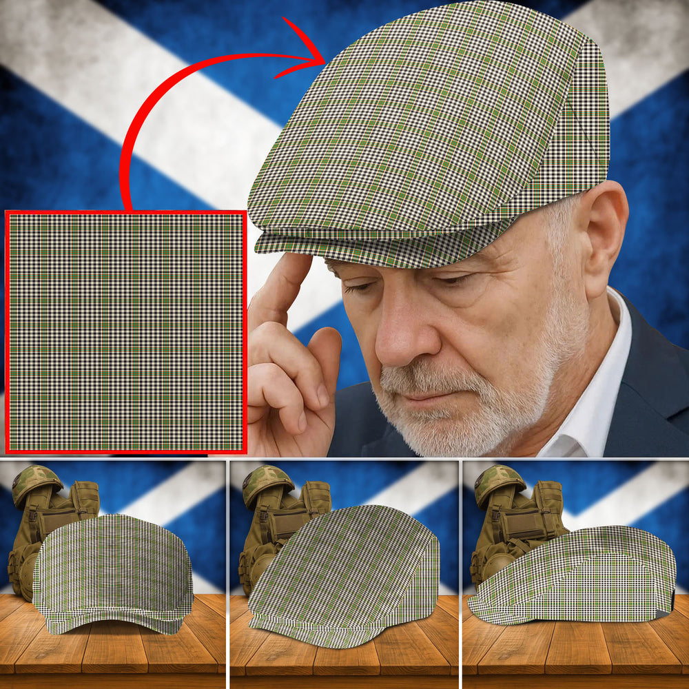 Clan Burns Check Tartan Flat Cap WE29 Burns Check Tartan Tartan Today