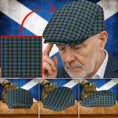 Clan Cameron of Erracht Ancient Tartan Flat Cap FK50