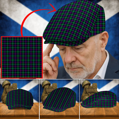 Clan Campbell of Cawdor Modern Tartan Flat Cap TM39