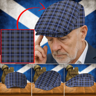 Clan Clark 1 Tartan Flat Cap TP26