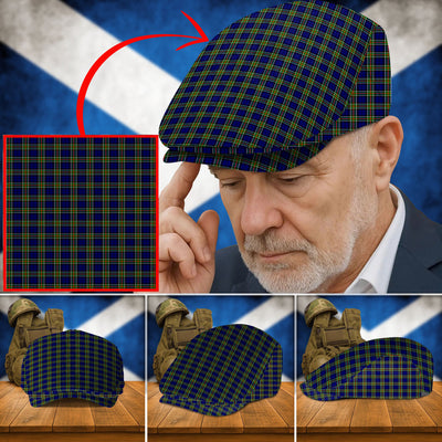 Clan Colquhoun Modern Tartan Flat Cap OP51