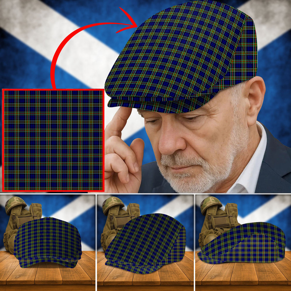 Clan Colquhoun Modern Tartan Flat Cap OP51 Colquhoun Modern Tartan Tartan Today