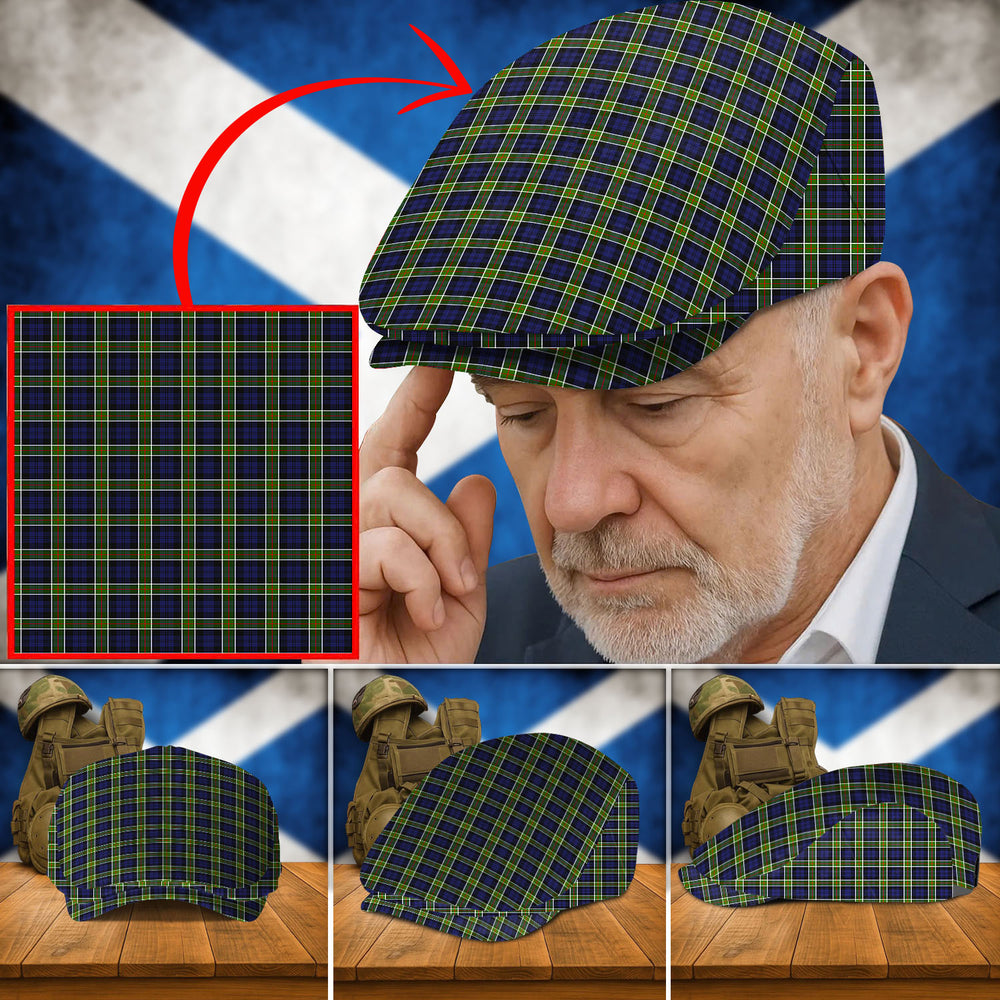 Clan Colquhoun Tartan Flat Cap GE17 Colquhoun Tartan Tartan Today
