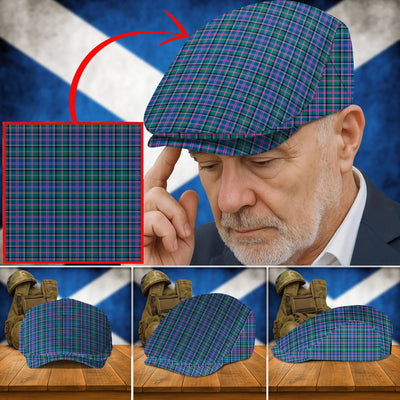 Clan Cooper Ancient Tartan Flat Cap EE65