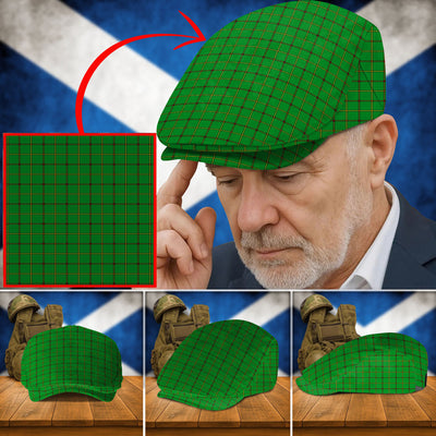 Clan Don (Tribe-of-Mar) Tartan Flat Cap NM95