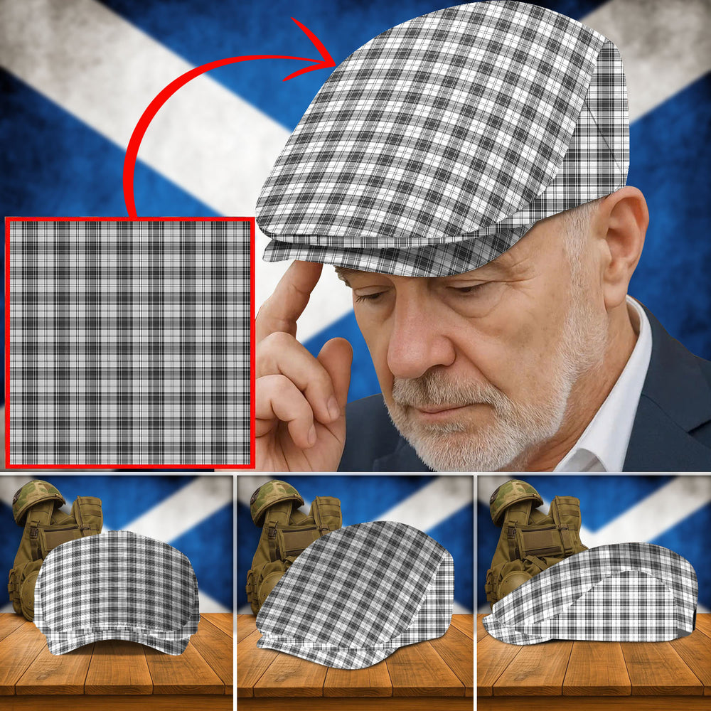Clan Douglas Grey Modern Tartan Flat Cap YN85 Douglas Grey Modern Tartan Tartan Today