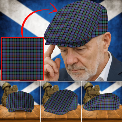 Clan Fletcher Modern Tartan Flat Cap MX23