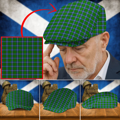 Clan Forsyth Tartan Flat Cap SE75