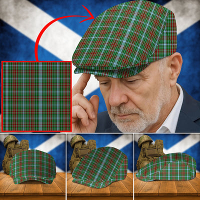 Clan Gayre Tartan Flat Cap YK42