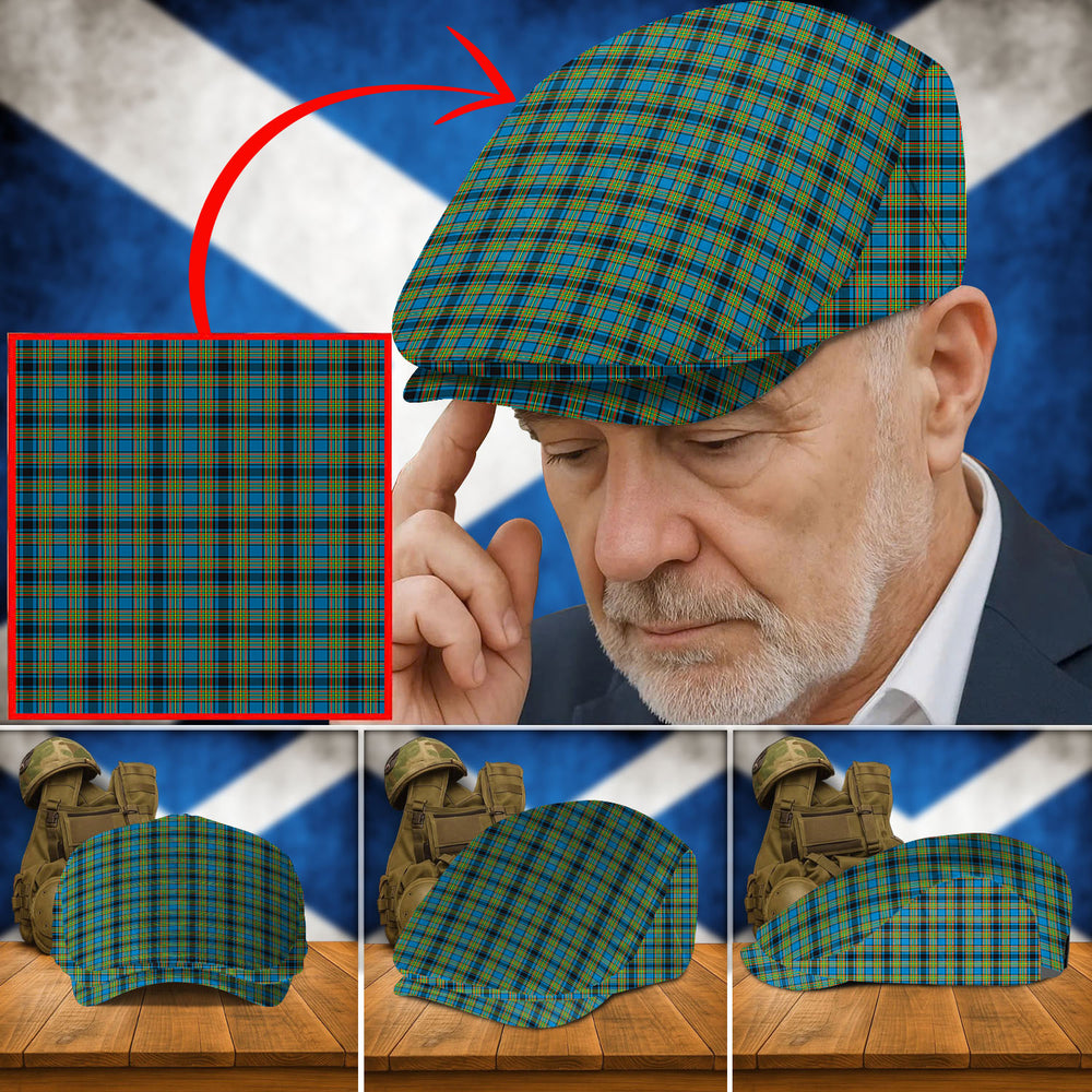 Clan Gillies Ancient Tartan Flat Cap HJ71 Gillies Ancient Tartan Tartan Today