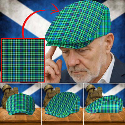 Clan Graham of Montrose Ancient Tartan Flat Cap QE41