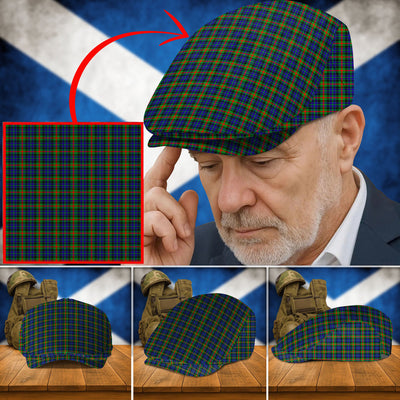 Clan Gunn Tartan Flat Cap AN25