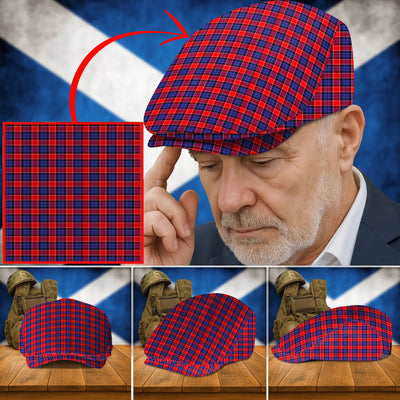 Clan Haldane 1 Tartan Flat Cap PR12