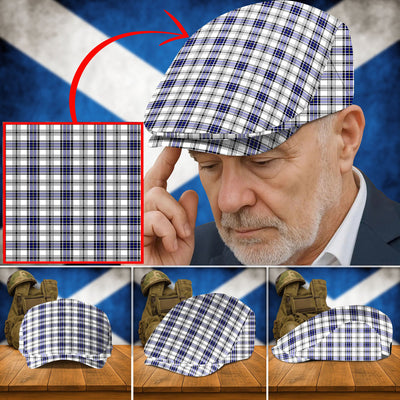 Clan Hannay Tartan Flat Cap DZ38