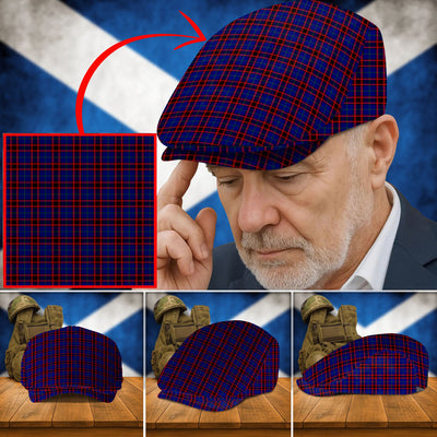 Clan Home Modern Tartan Flat Cap EW21