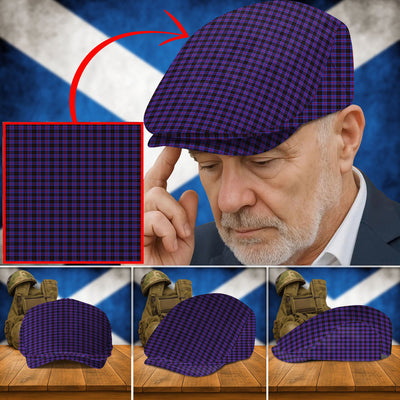 Clan Horsburgh Tartan Flat Cap VL98