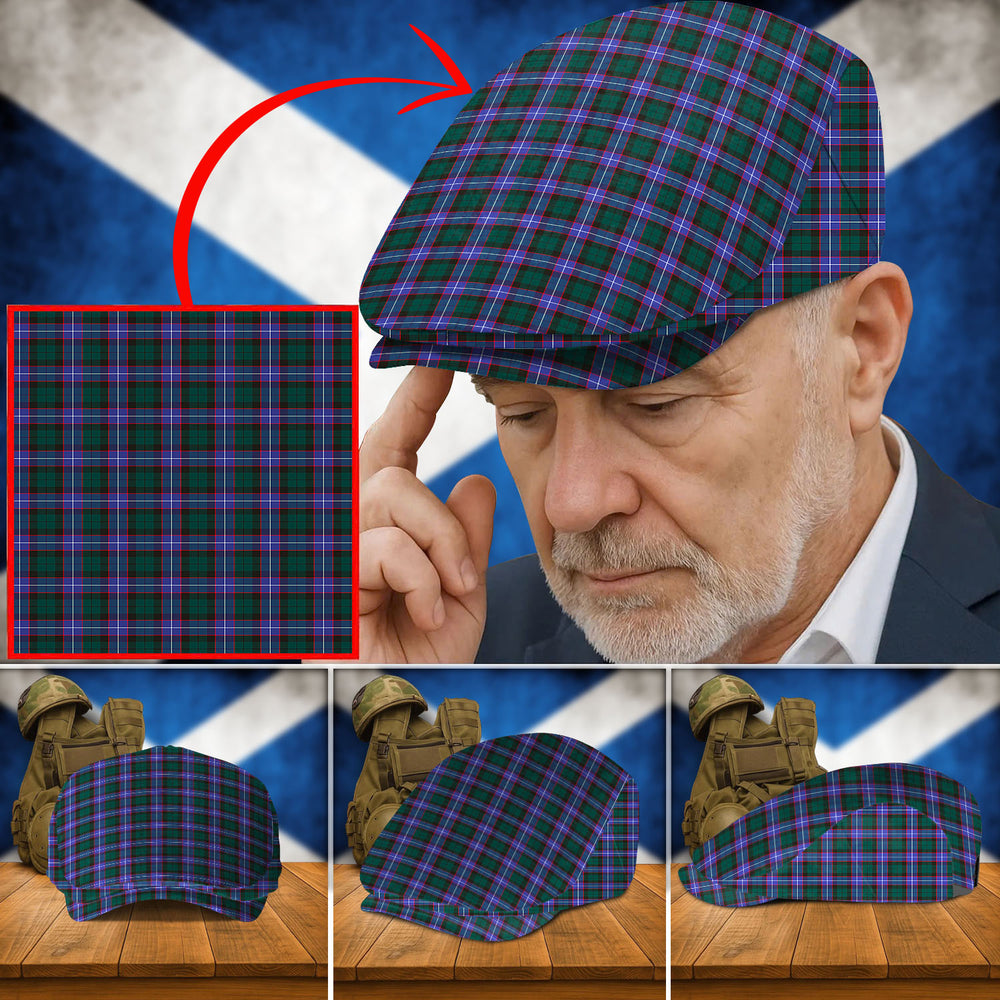 Clan Hunter Modern Tartan Flat Cap YG28 Hunter Modern Tartan Tartan Today