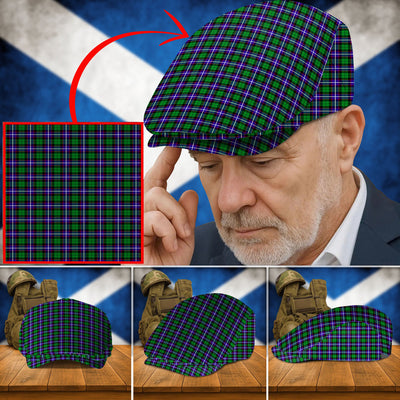 Clan Hunter Tartan Flat Cap RT62