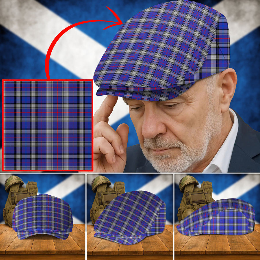 Clan Kinnaird Tartan Flat Cap