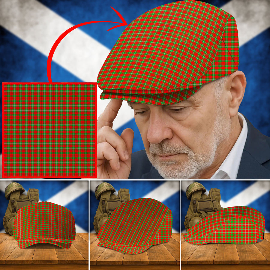 Clan Lennox Tartan Flat Cap