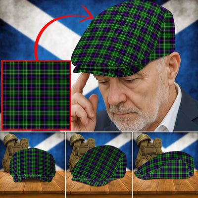 Clan Leslie Hunting Tartan Flat Cap FM27