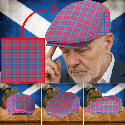 Clan Lindsay Ancient Tartan Flat Cap AR89