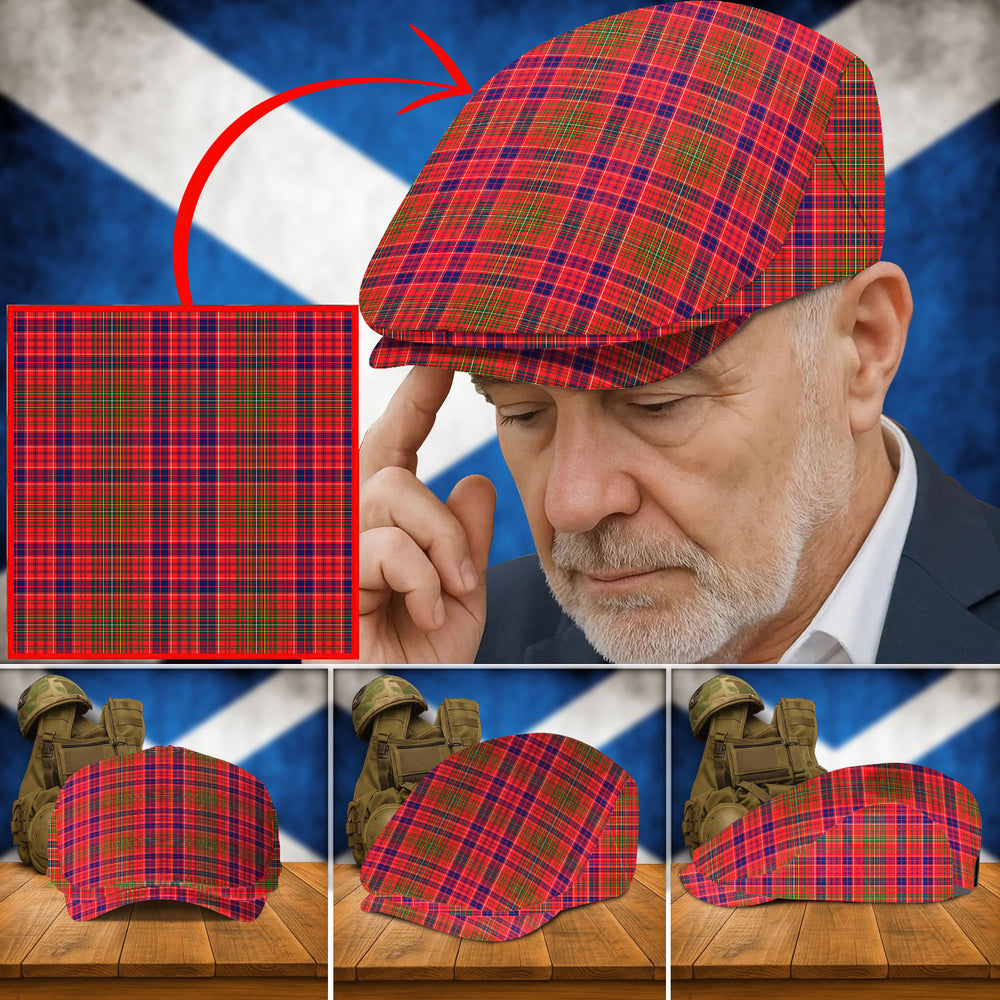 Clan Lumsden Modern Tartan Flat Cap EY75 Lumsden Modern Tartan Tartan Today
