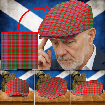 Clan MacBain Tartan Flat Cap HT80