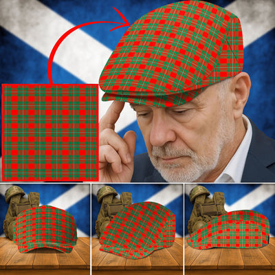 Clan MacCorquodale Tartan Flat Cap ON70