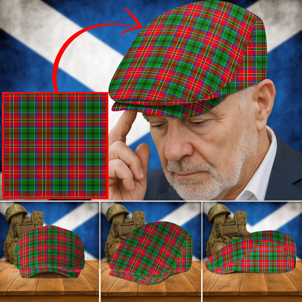 Clan MacCulloch Tartan Flat Cap LW24 MacCulloch Tartan Tartan Today