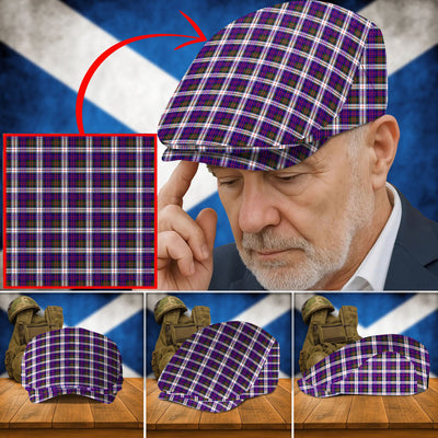 Clan MacDonald Dress Modern Tartan Flat Cap BL38