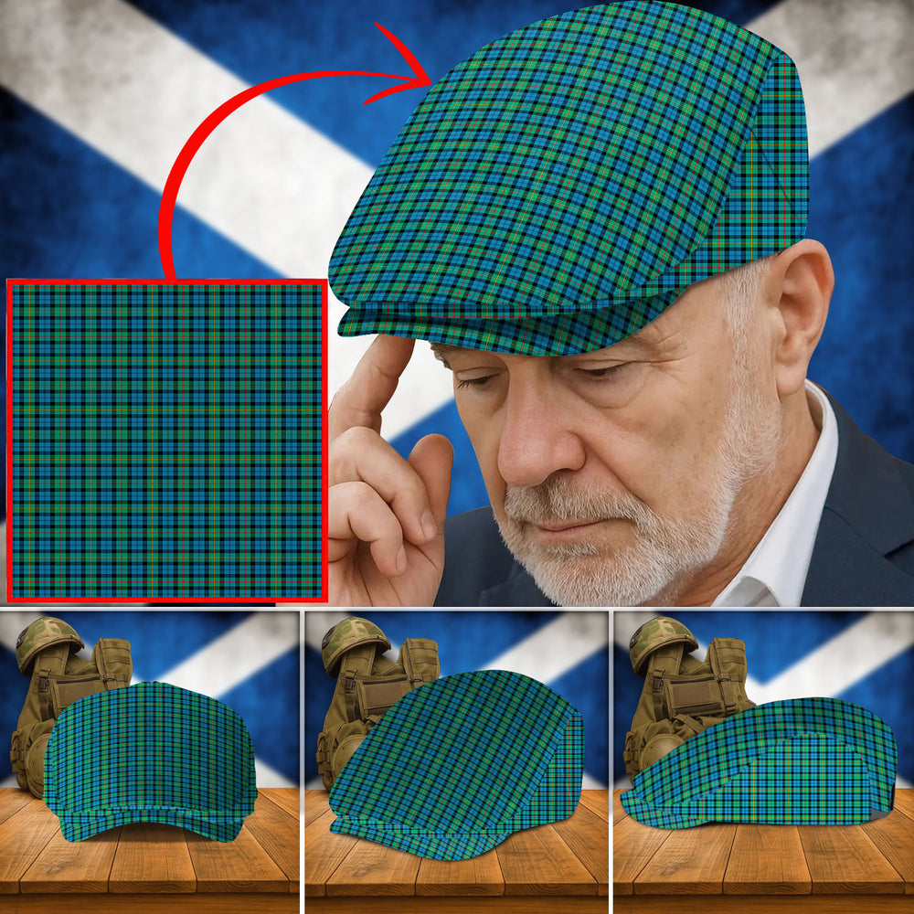 Clan MacEwen Ancient Tartan Flat Cap UD88 MacEwen Ancient Tartan Tartan Today