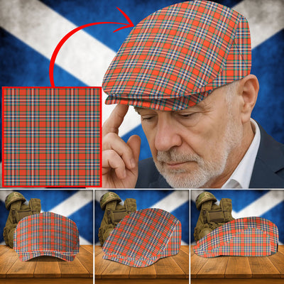 Clan MacFarlane Ancient Tartan Flat Cap AZ75