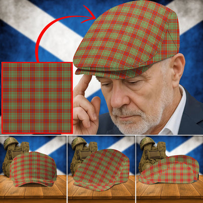 Clan MacGillivray Hunting Ancient Tartan Flat Cap BZ58