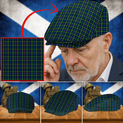 Clan MacKenzie Modern Tartan Flat Cap QM62