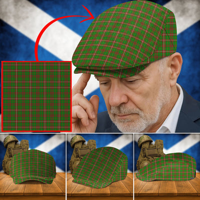 Clan MacKinnon Hunting Modern Tartan Flat Cap UP17