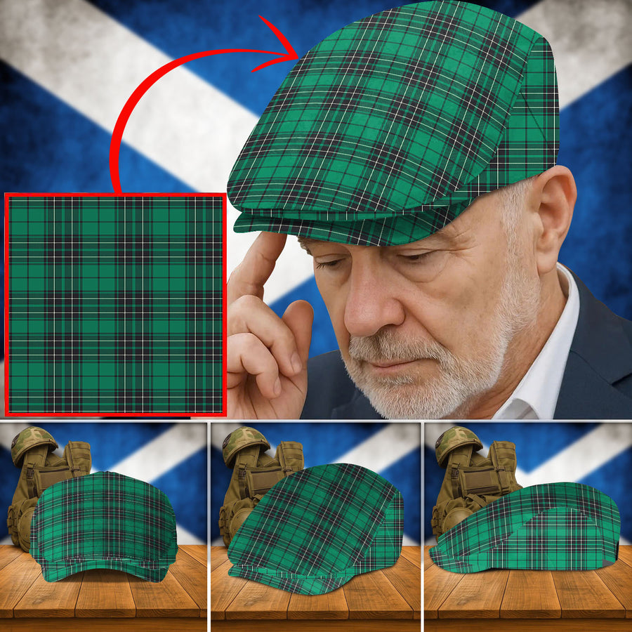 Clan MacLean Hunting Ancient Tartan Flat Cap FX55 MacLean Hunting Ancient Tartan Tartan Today
