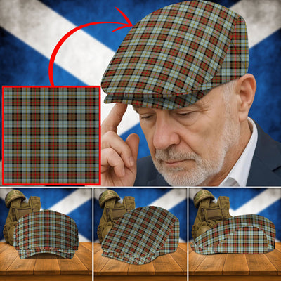 Clan MacLeod of Harris Weathered Tartan Flat Cap DN53
