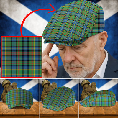 Clan MacMillan Hunting Ancient Tartan Flat Cap LP62