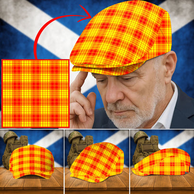 Clan MacMillan Tartan Flat Cap IP16