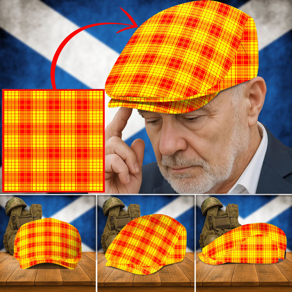 Clan MacMillan Tartan Flat Cap IP16 MacMillan Tartan Tartan Today