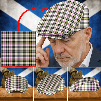 Clan MacPherson Dress Ancient Tartan Flat Cap MS54