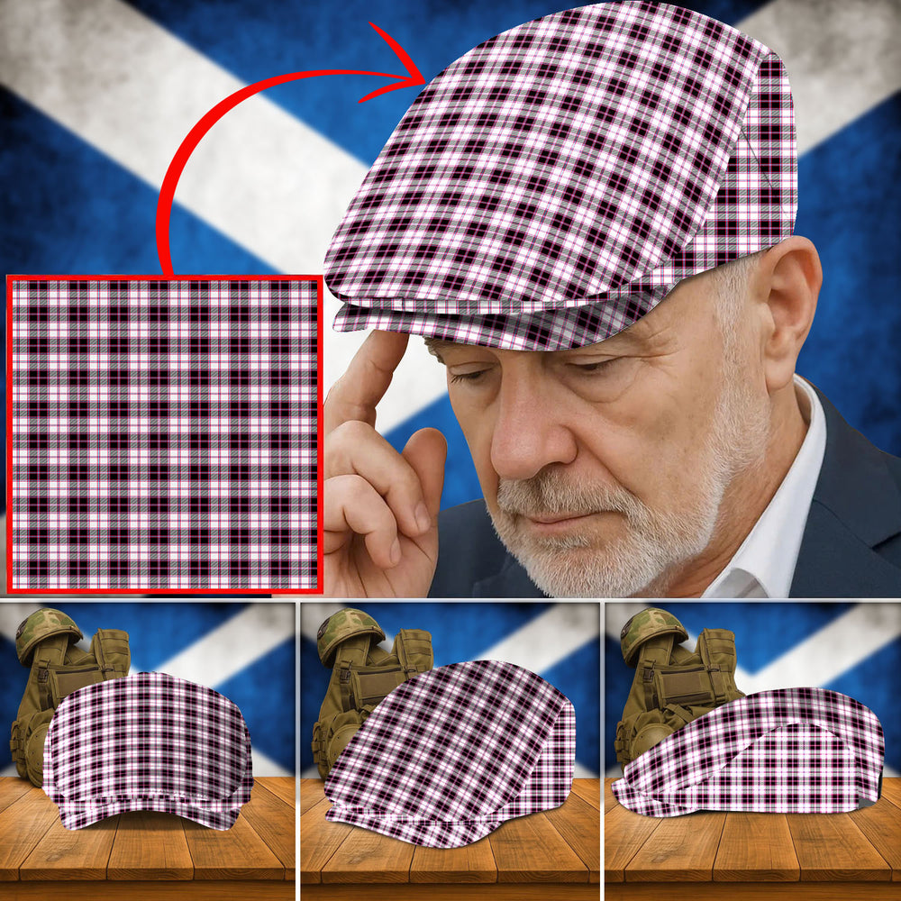 Clan MacPherson Hunting Modern Tartan Flat Cap AB53 MacPherson Hunting Modern Tartan Tartan Today