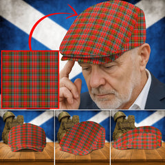 Clan MacPherson Weathered Tartan Flat Cap EC76 MacPherson Weathered Tartan Tartan Today