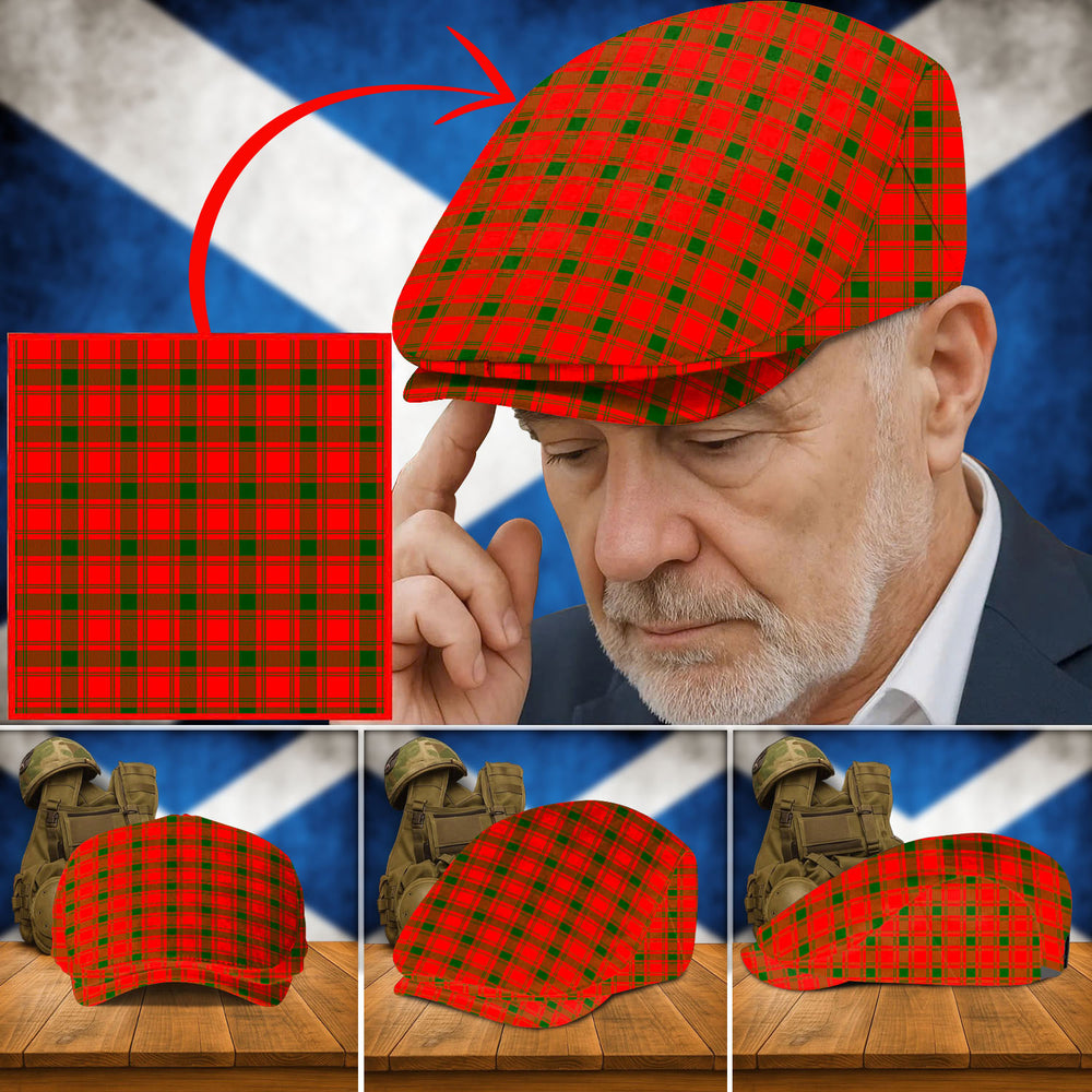 Clan MacQuarrie Modern Tartan Flat Cap BD34 MacQuarrie Modern Tartan Tartan Today