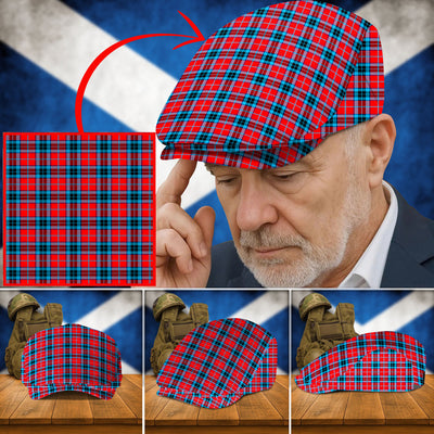 Clan MacTavish Modern Tartan Flat Cap TE62