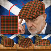 Clan McNally Tartan Flat Cap PP41 McNally Tartan Tartan Today