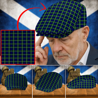 Clan Meldrum Forbes Tartan Flat Cap BS51