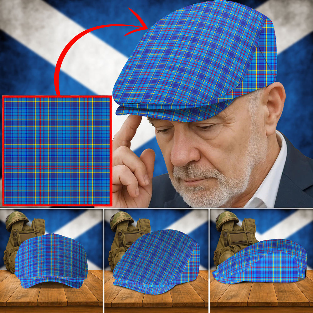 Clan Mercer Modern Tartan Flat Cap SS49 Mercer Modern Tartan Tartan Today