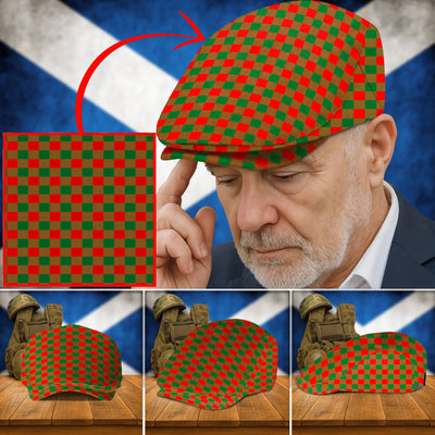 Clan Moncrieffe Tartan Flat Cap SW71